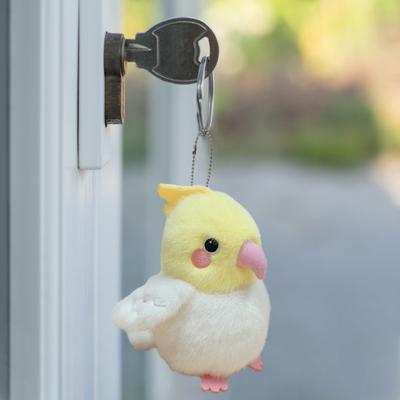 Sevimli Kuş Peluş Kolye Yumuşak Dolgulu Hayvan Papağan Yaban Ördeği Anahtarlık Peluş Sırt Çantası Aksesuarı Çocuklar İçin Hediye Kuş Severler