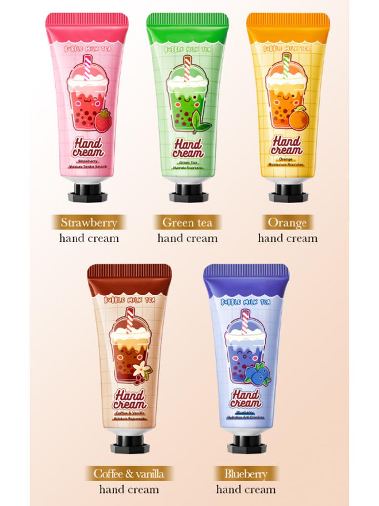 5-Pack Scented Hand Lotion Set: Travel-Size Moisturizer for Dry & Cracked Hands, Nourishing Skin Care for Cold Weather