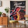 David Bowie Ziggy Stardust Concert Tapestry  Retro 1972 Carnegie Hall Poster Decor Vintage Room Accent for Classic Rock Fans