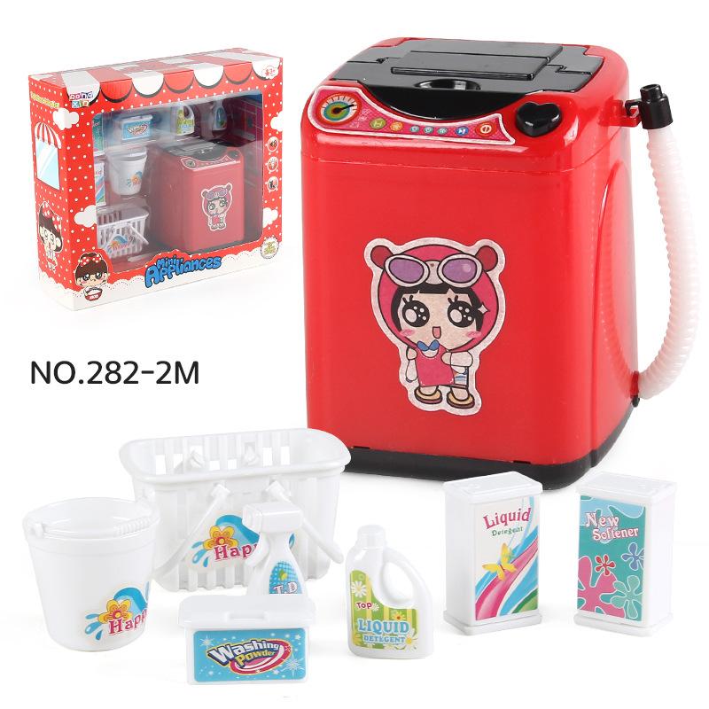 

Мини Мелкая бытовая техника Детский игровой домик Моделирование Электрический кухонный холодильник Стиральная машина Соковыжималка Игрушки factory supports labeling