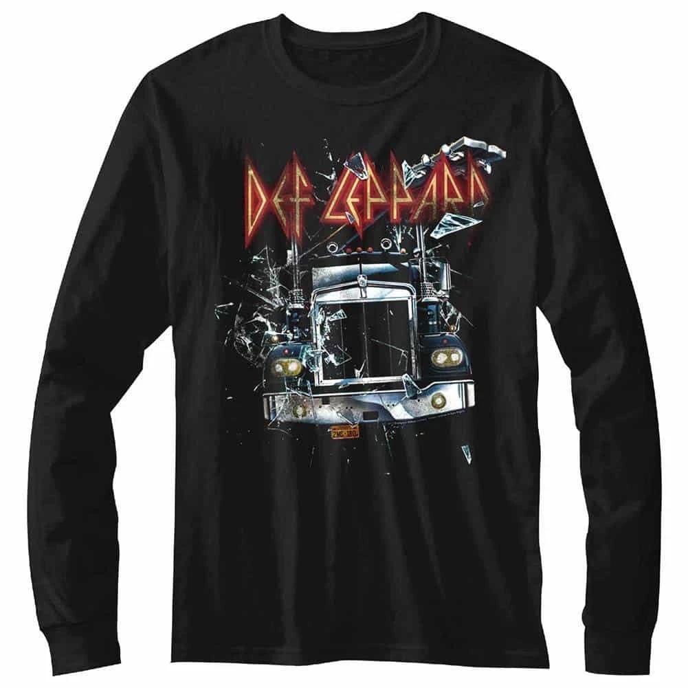 Def Leppard On Through the Night Long Sleeve T-Shirt XL