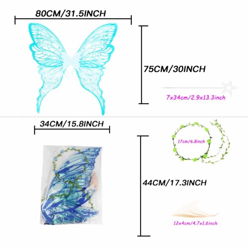 Sparkling Sparkling Angel Wings Colorful Butterfly Costume Wings  Halloween Cospaly Costume