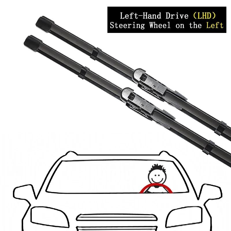 

Дворники для автомобиля Seat Leon 1P 2007 Mk2 Автоаксессуары 2005-2012 Прочные передние щетки стеклоочистителя Плоская щетка стеклоочистителя LHD