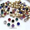 25 kusů náhodných smíšených barev 11mm šicí kamínkové diy šaty zdobené bižuterními doplňky Křišťálové kamínky