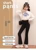 2025 Girls' High-Waist Velvet Flare Yoga Dance Pants for Autumn & Winter