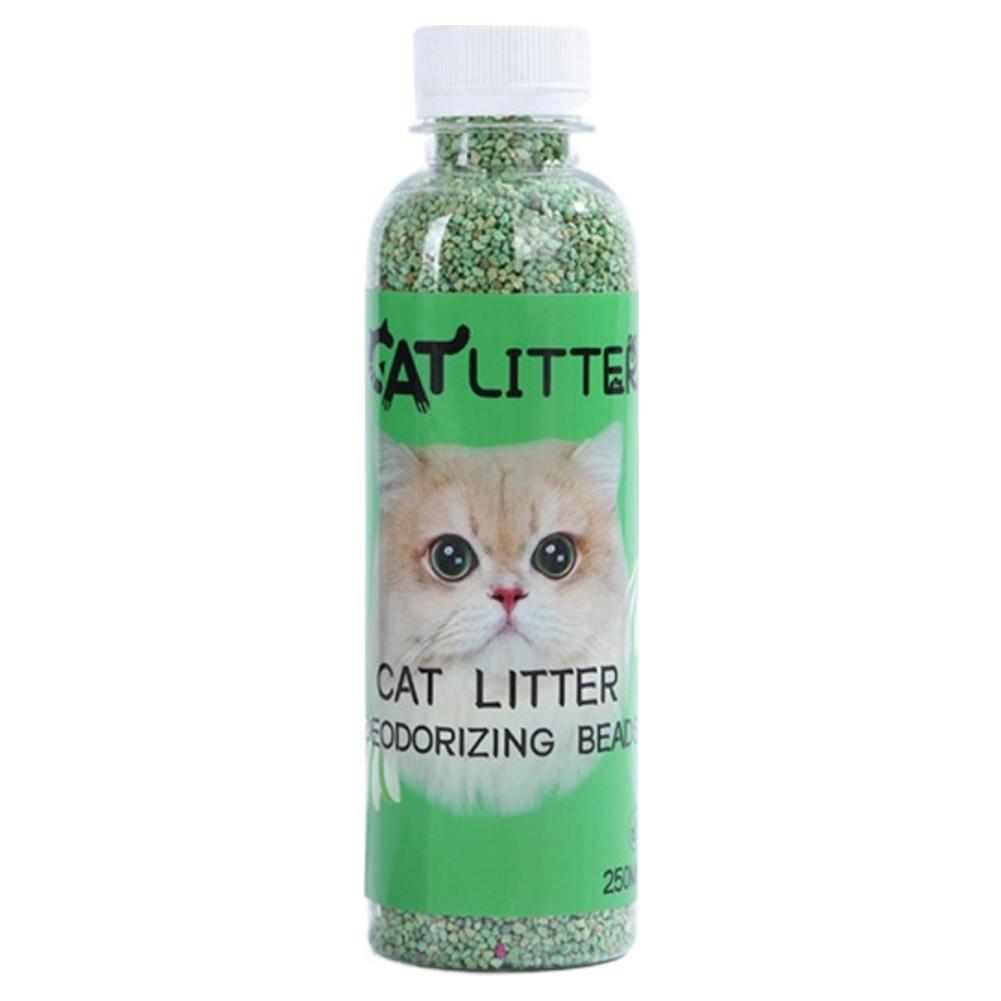 Fresh Scent Cat Litter Deodorizer Beads - Natural Plant-Based Odor Eliminator For Clean & Fragrant Pet Environments Remove Odors