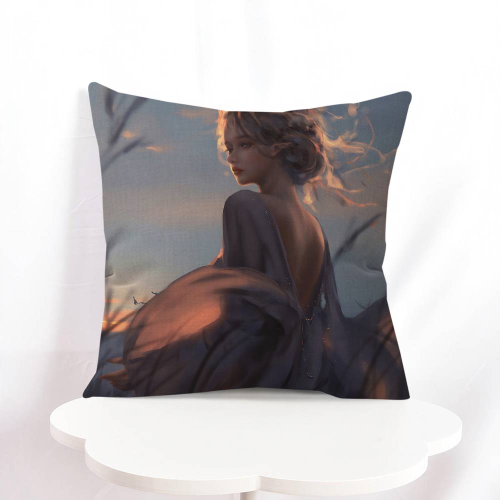 Ghostblade Cartoon Pillow Gift Home Office Decoration Bedroom Sofa Car Cushion Cover Case 45x45