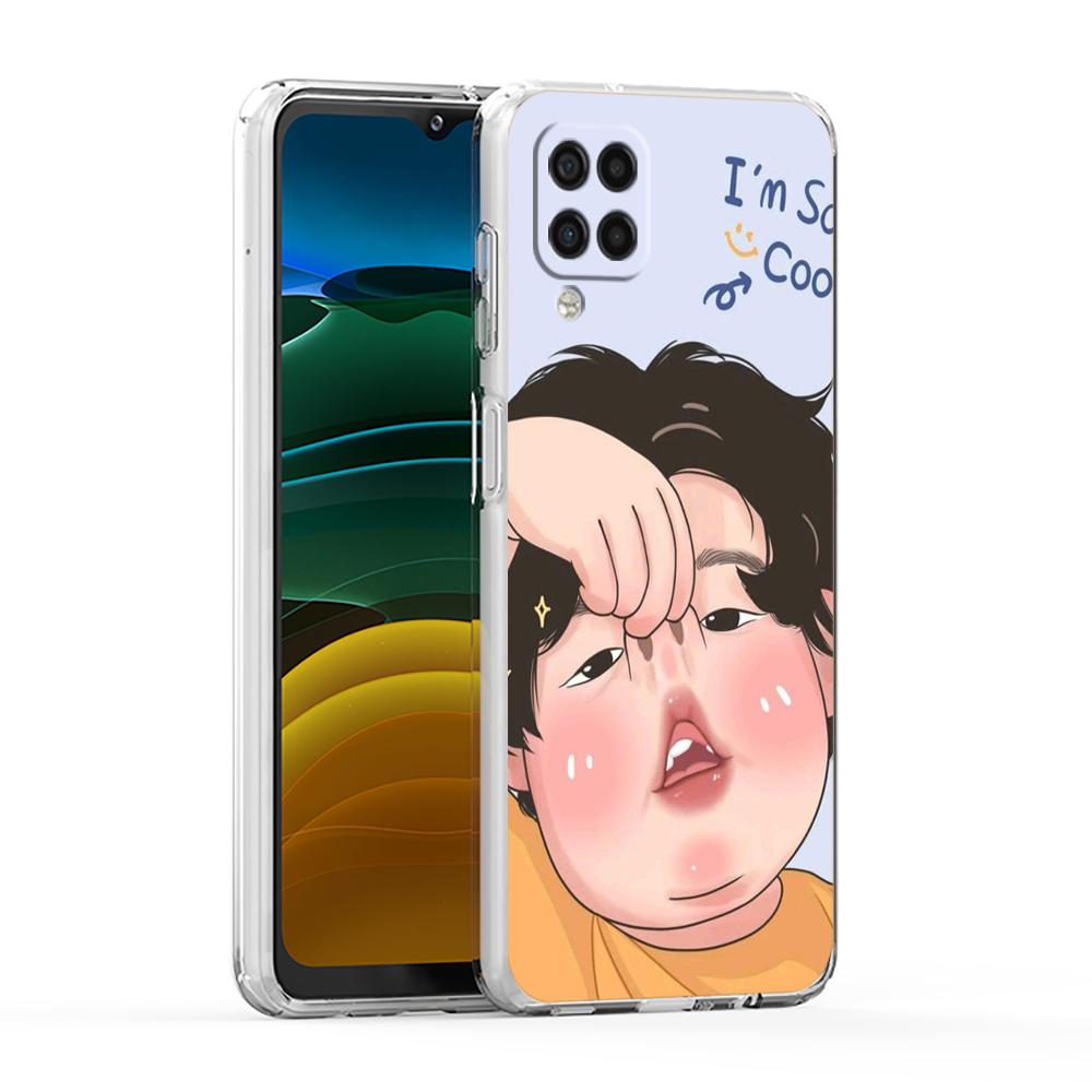Cartoon Funny Boy Girl Couple Phone Case For Samsung A13 A33 A35 A55 A73 A53 A23 A51 A71 A21S A31 A41 A05s A03S A15 A25 5G Cover