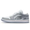 Air Jordan 1 Vintage Basketball Shoes Women's Low Top Gray/White DC0774-105(Team56-)