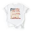 Faith Freedom Charlie Kirk Shirt Street Fashion Patriot Memorial Tshirt Charlie Kirk Uniquet Print Shirt Woman Man Cotton Tops