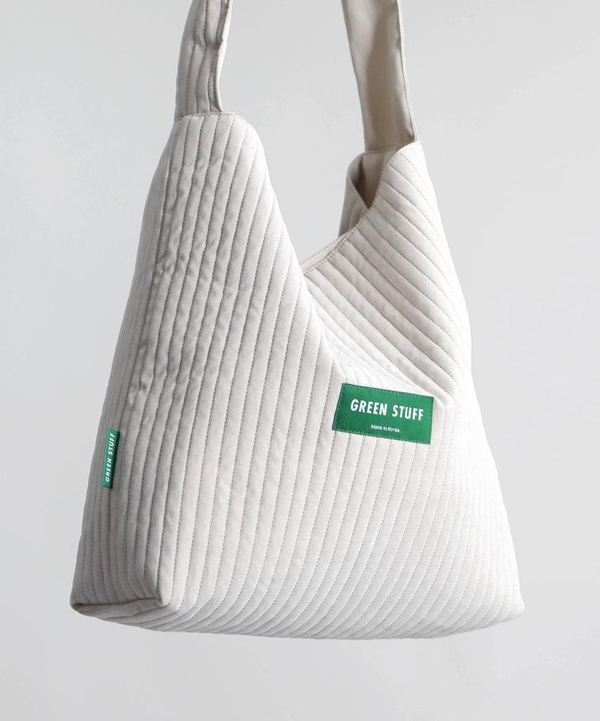 Green Stuff Simple Shopper Bag 62 Soft Quilted - Soy Beige
