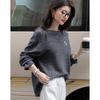 Demana Women's Embroidered Round Neck Winter Sweatshirt