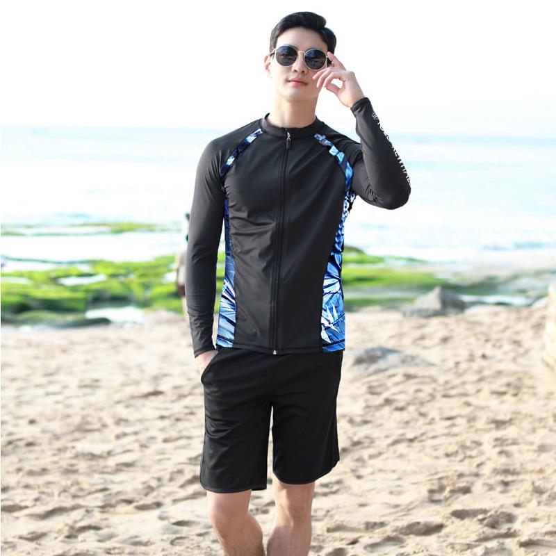 Women's Long Sleeve Two-Piece Wetsuit Set - Quick-Dry Sun Protection for Surfing & Snorkeling. Includes Jellyfish Suit for Men.