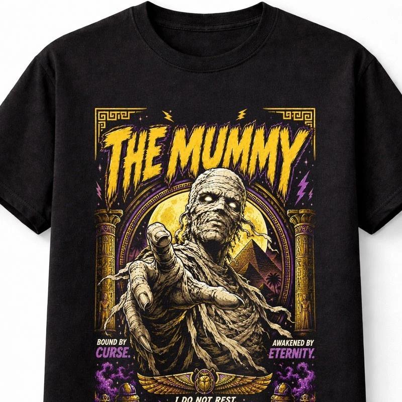 The Mummy Classic Horror Monster Egyptian Gothic Unisex TShirt S
