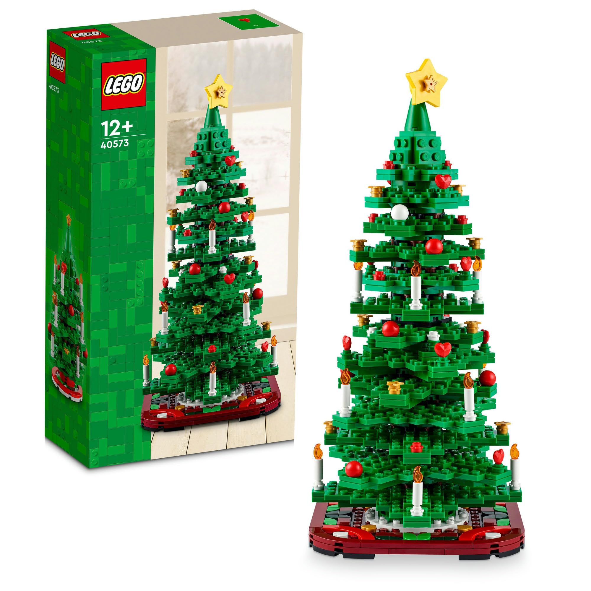 

LEGO Christmas Tree Toy, Birthday Gift, Building Blocks, Decoration for Boys and Girls, Ages 12, 13, and 14, Elementary School Students, Stylish Inter