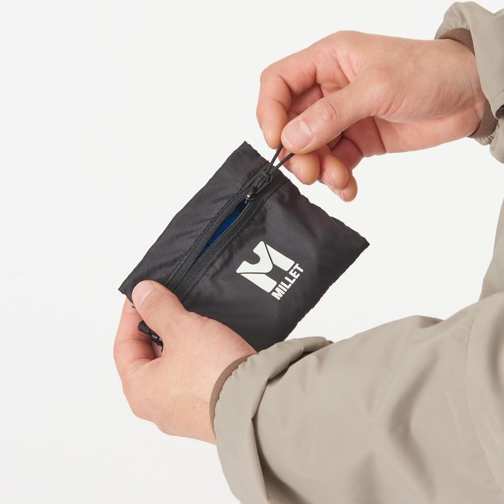 Millet Mini hopfällbar plånbok Packningsorganisatör MIS0796 Safir (Ny logotyp)