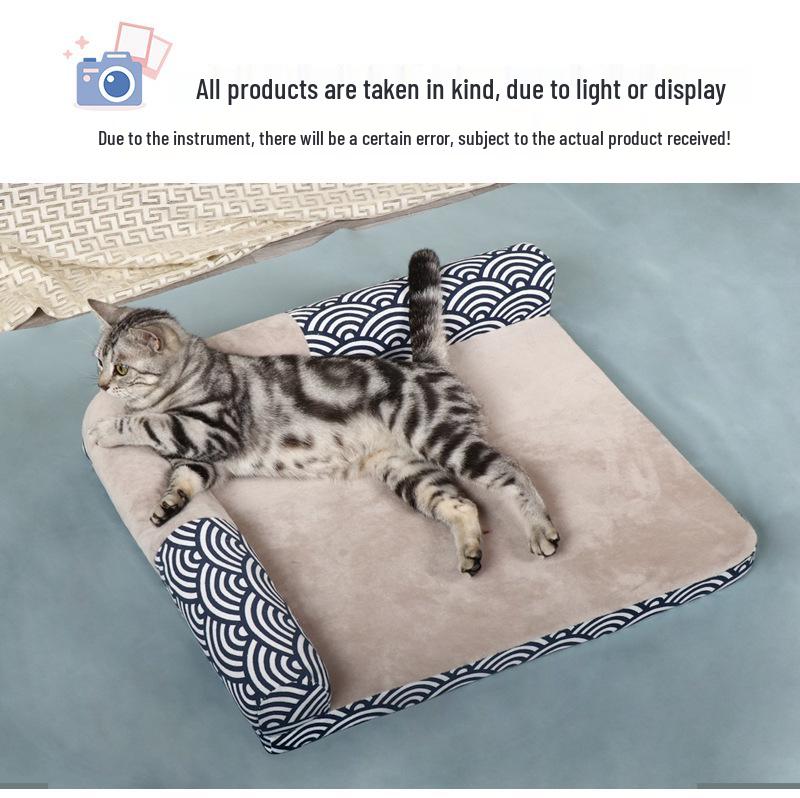 All-Season Removable & Washable Pet Sofa Bed: Cat & Dog Nest