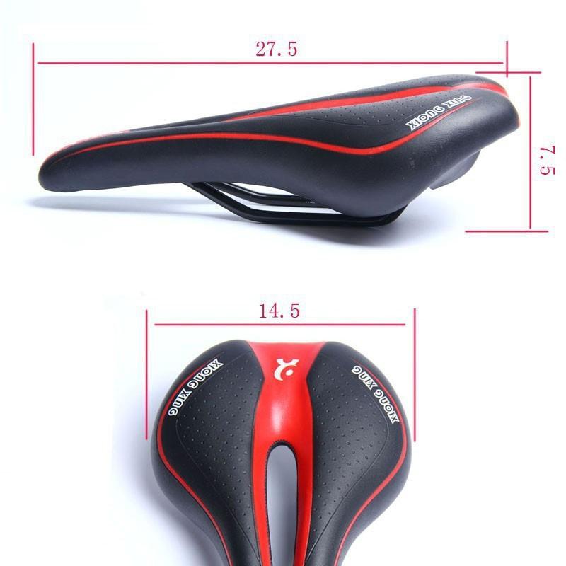 Bicycle Saddle Seat Hollow Ultra Comfortable Mountain Bike Saddle Cushion Cycling