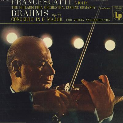 LP-Schallplatte FRANCESCATTI Brahms Violinkonzert D-Dur WL5220 COLUMBIA Japan Klassik Gebraucht