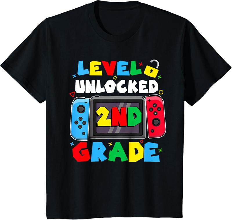 Sommer Neu 3D Schulanfang Druck T-Shirt Erster Schultag Grafik T-Shirts Kinder Mode Streetwear Kurzarm Oberteil