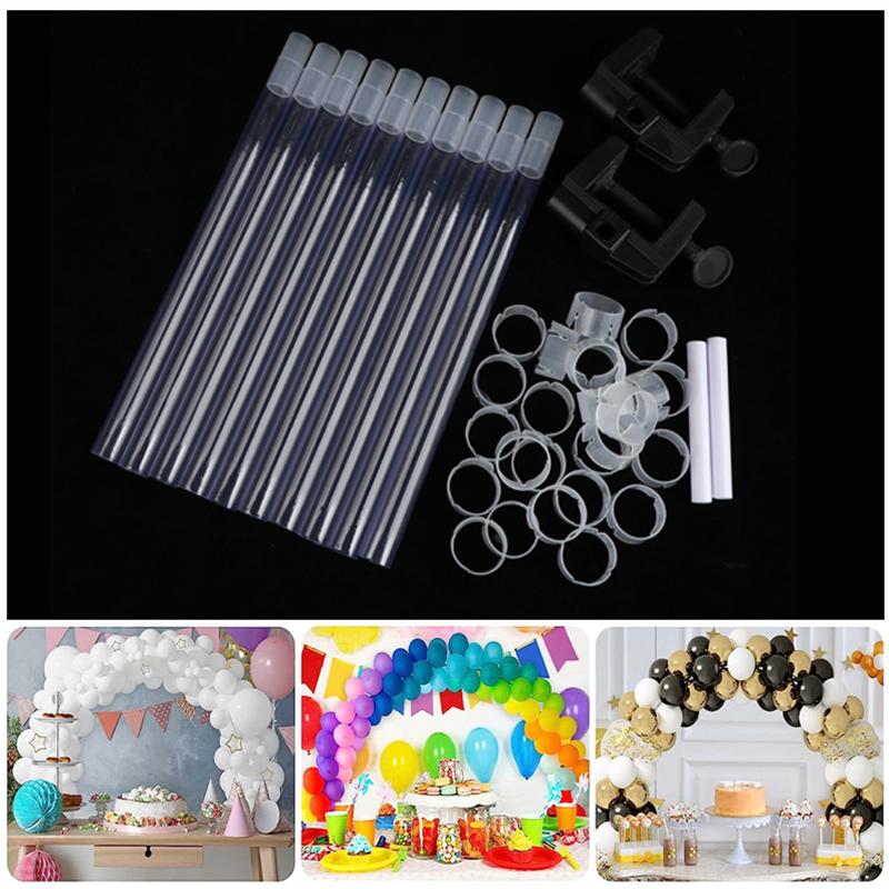 1Set Adjustable Balloon Arch Frame Kit Plastic Balloons Garland Stand Column Birthday Wedding Party Baby Shower Decor