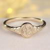1 Pc Golden Color Floral Pattern Ring Flower Ring Wedding Band Valentine's Day Jewelry