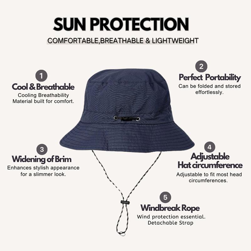 Fashion Packable Fisherman Hat Men Women UV Protection Waterproof Bucket Sunhat Outdoor Camping Mountaineering Caps