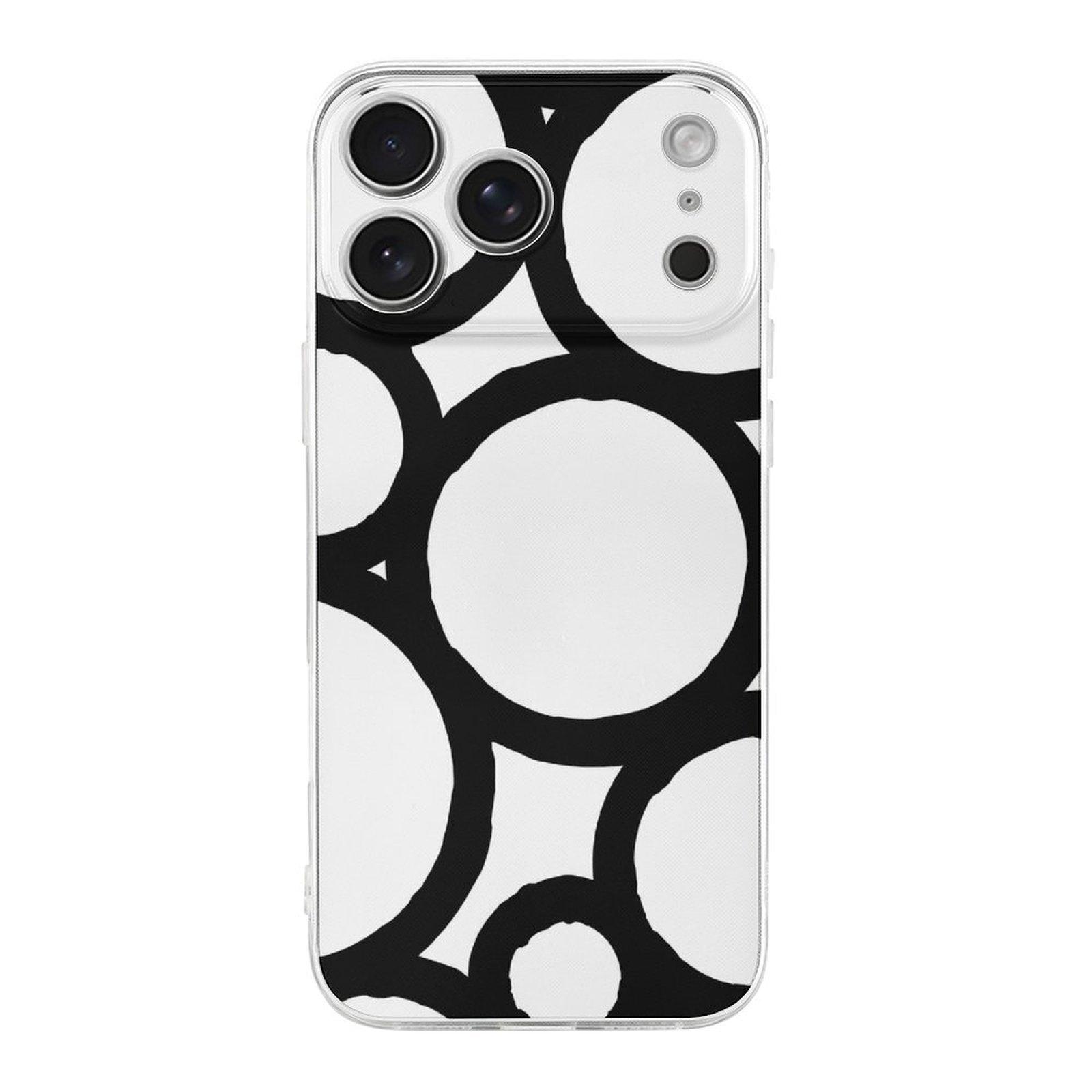 

1 Pack For iPhone 17 Series TPU Phone Case Lightweight Camera-Protection Anti-Yellow Design, Daily Protection IPHONE-17ProMax білий