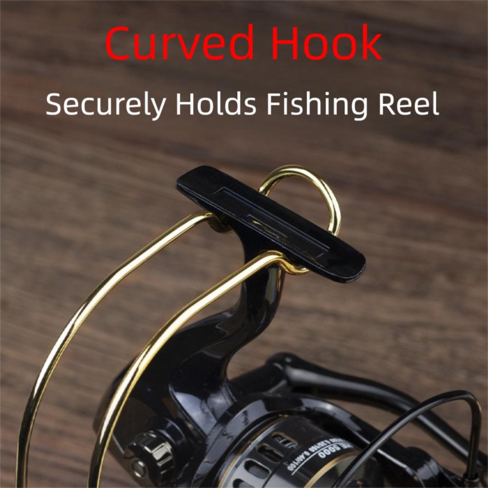 Support Stainless Steel Fishing Reel Display Holder Durable Accessories Spinning Reel Stand Reel Rack Fishing Equipment