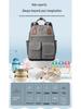 Versatile Large Capacity Diaper Backpack: Wet/Dry Separation, Multi-Compartment Mommy & Baby Bag