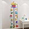 Cartoon Height Measure Decals For Kids Room Wall Decor Growth Children Chart PVC Wall Stickers Bedroom Decor DIY Wall Mural Art