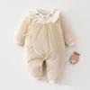 Garden Little Rabbit 120g Pure Cotton Padded Butterfly Bodysuit for Newborns - Autumn/Winter Collection