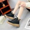 Platform Snow Boots Women 2024 New In Casual Sports Skateboard Shoes Winter Fashion Plus Fur Warm Ankle Boot Footwear Sneaker