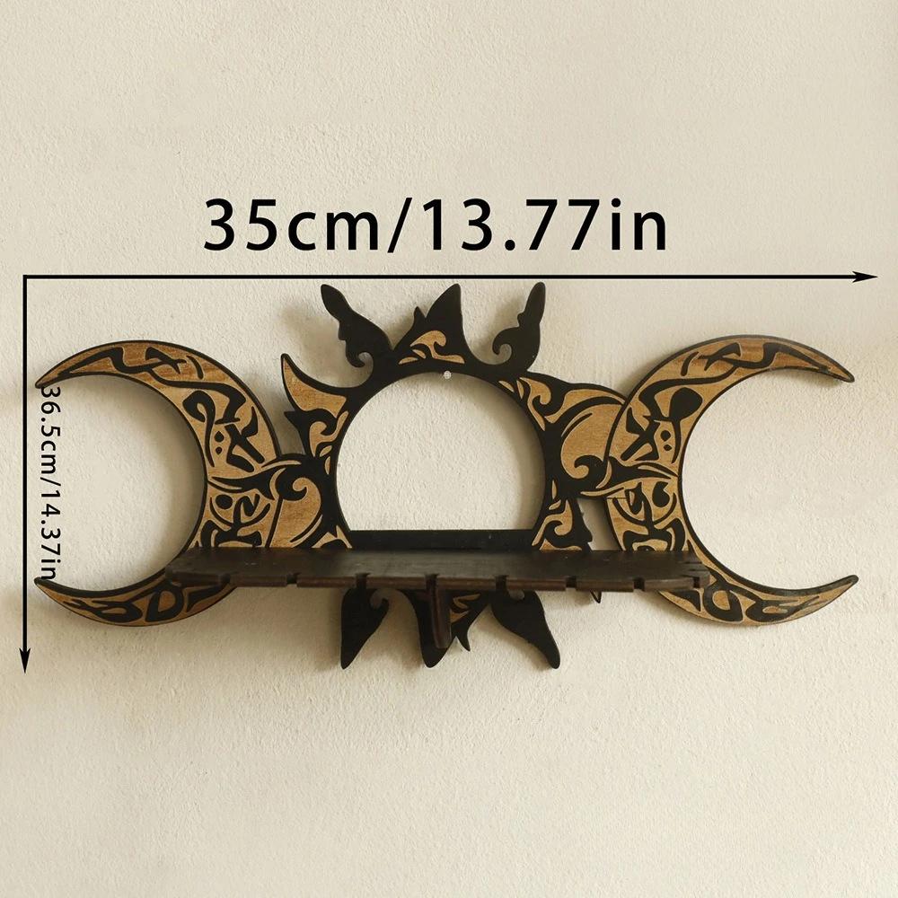 Butterfly Floating Wall Shelf Crystal Shelf Lotus Display Room Ornaments Modern Home Decoration Rack Home Wood Decor Aesthetic