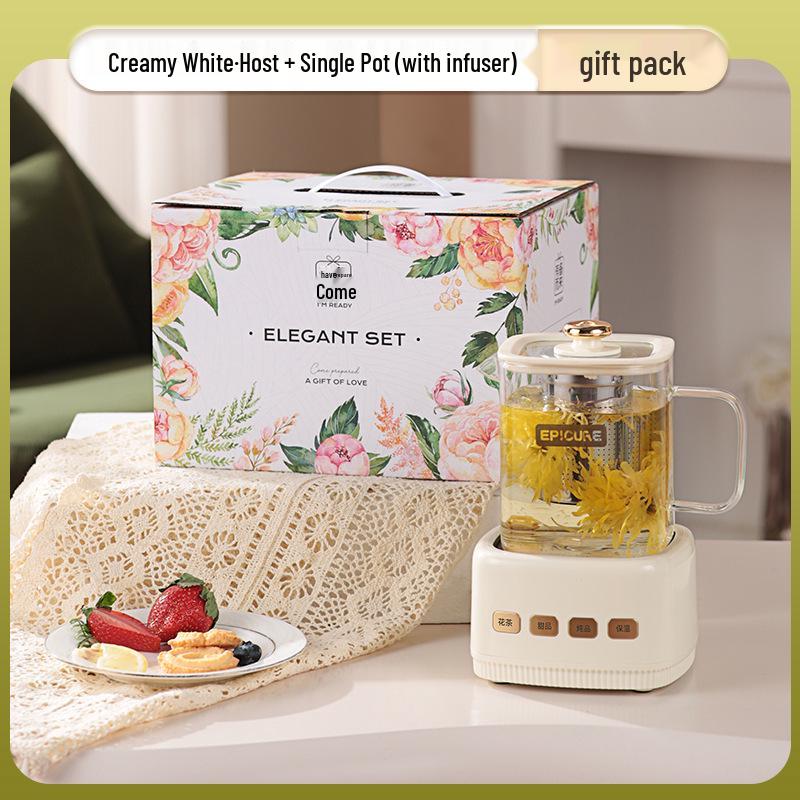 Wow Multifunctional Mini Glass Teapot: Automatic & Convenient for Home and Office