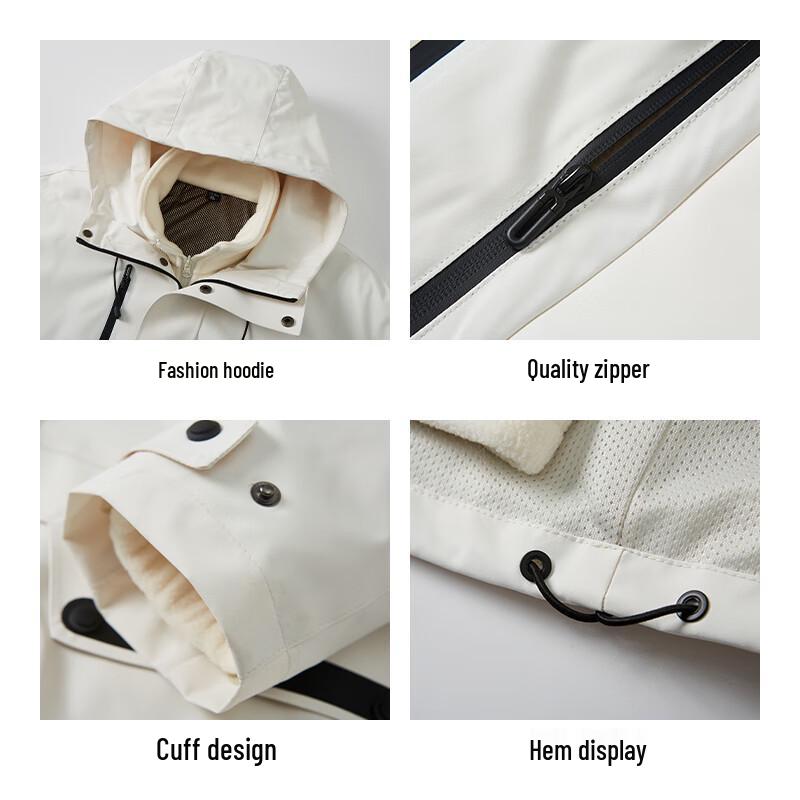 Paul Frank Men's 3-in-1 Outdoor Windproof Jacket