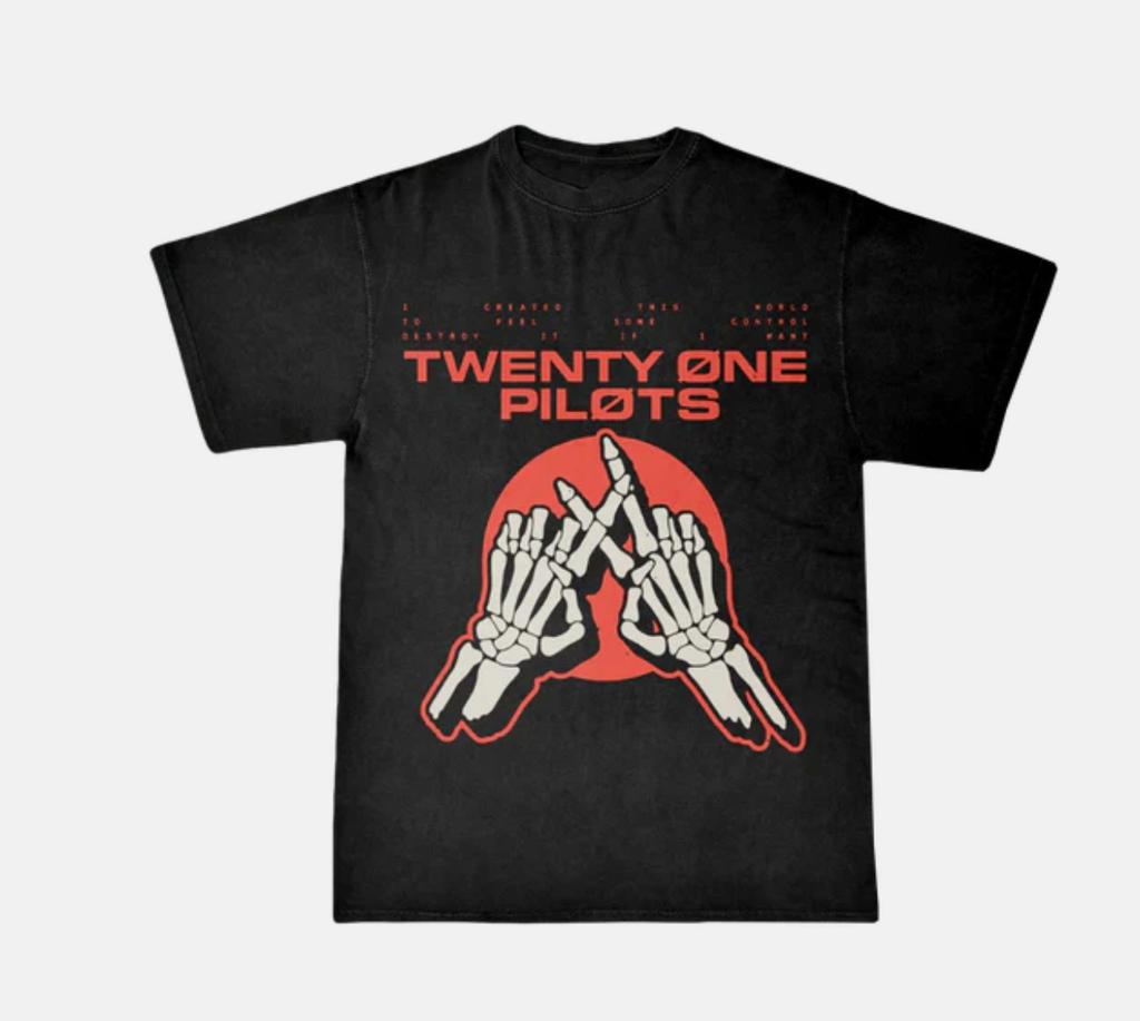 Twenty One Pilots Gerahmtes Premium Garment Dye T-Shirt Streetwear T-Shirt Mode T-Shirts Herren Damen Bekleidung Grafik T-Shirts