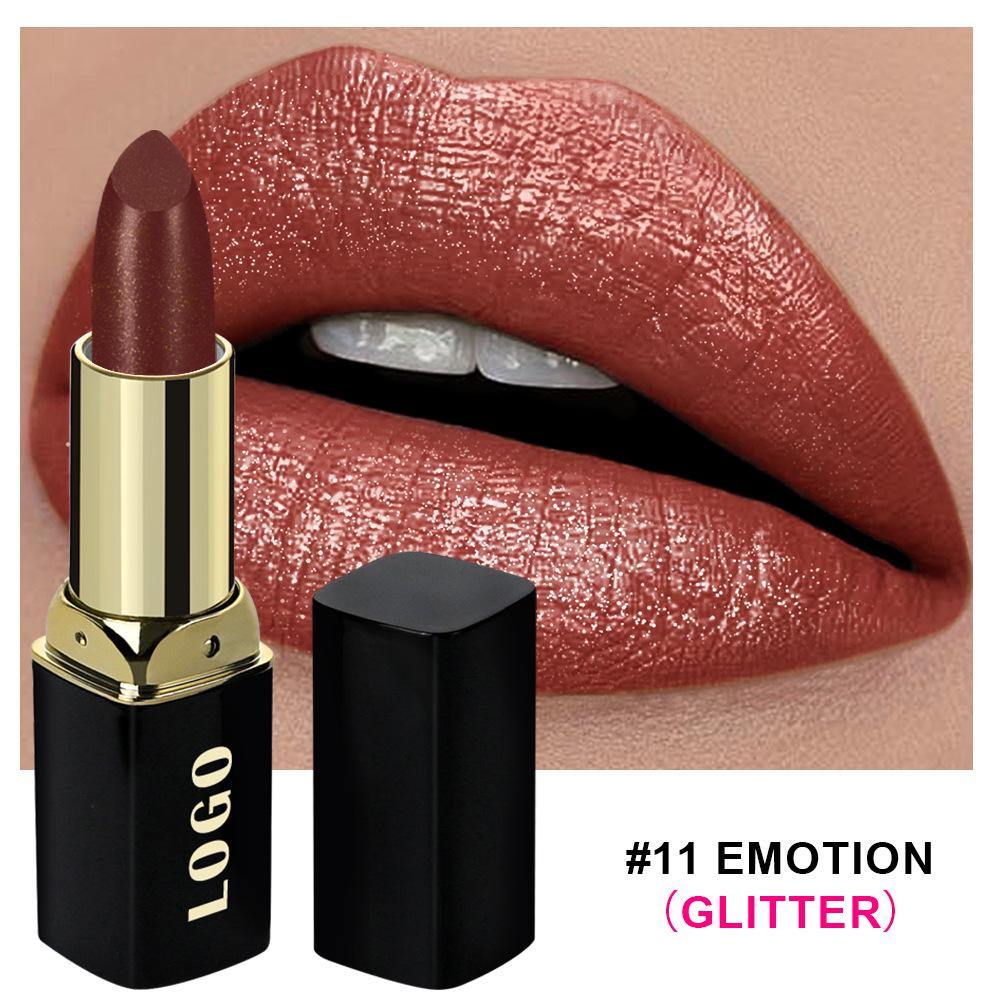 Benutzerdefinierter hochfeuchtigkeitsspendender, langanhaltender Lippenstift mit Perlglanz-Finish