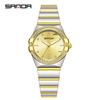 Sanda Luxury Women's Quartz Wristwatch - Lightweight, Trendy, Diamond Inlaid, Casual, Waterproof.