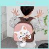 Cat Big Tailed Childrens Backpack Oxford Cloth Eggshell Bag For Kindergarten