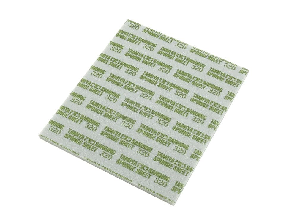 

Tamiya Makeup Material Series 163 Tamiya Polishing Sponge Sheet 320 Plastic Model Tool 87163 No.