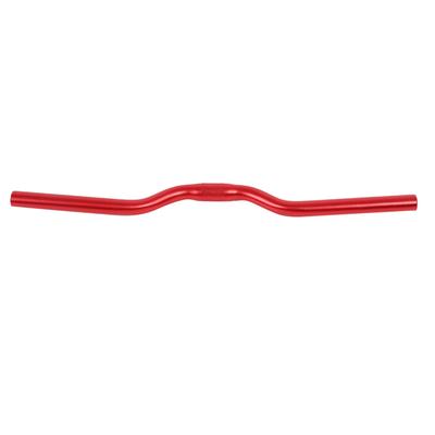 Aluminium Fixed Gear Fahrrad Rennrad Fixed Gear Riser Lenker 25,4 mm * 520 mm (rot)