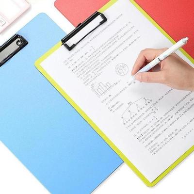 A4 Splint Folder Board Writing Pad Hard School Stationery Office Supplies Clipboard with Storage Filing Products Transparent Bag