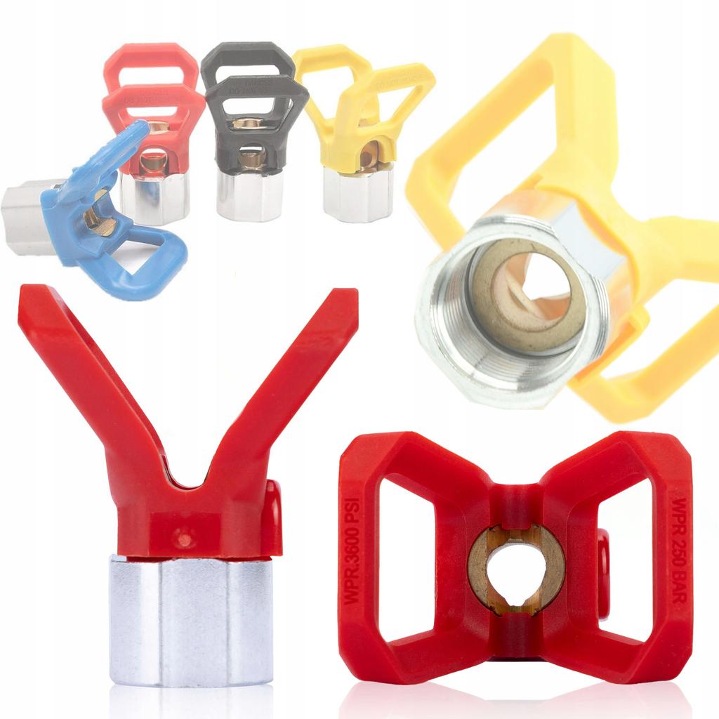 Rosfix Zestaw Akcesoriów Malarskich – Osłona Dyszy i Dysza Ultra Spray Model 513 | Precyzyjny Natrysk | Kompatybilność z Wiele Marek