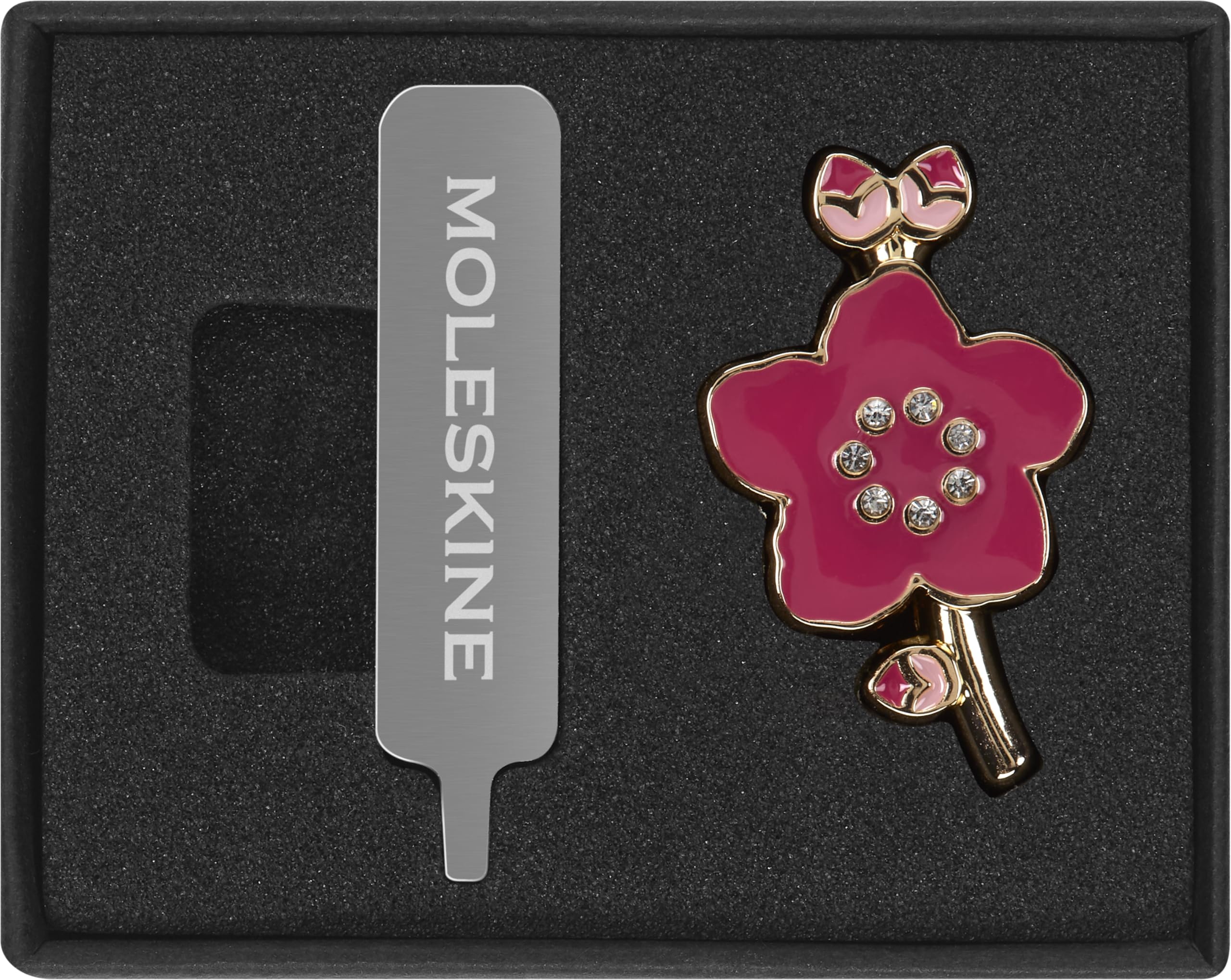 Moleskine 2026 Edition Sakura Pin LESU09PINCRYS золотой