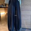Women's High-Waisted Pleated Wide-Leg Lantern Pants - Spring 2026 Casual Balloon Design