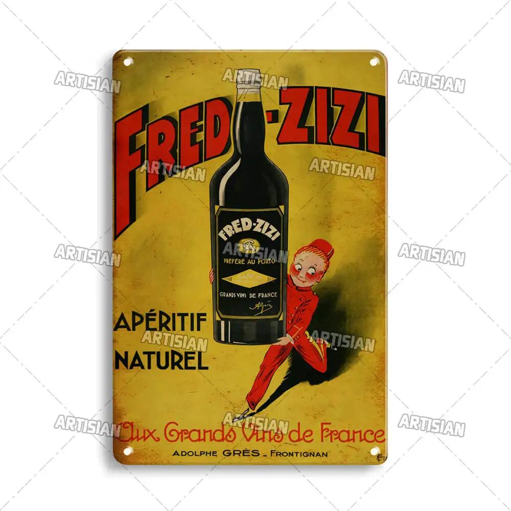 ARTISAN Retro Wein Metallschild Dekoposter Alkohol Wand Metall Blechschild Werbung Wanddeko Man Cave Club Metallplakette