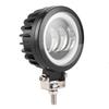 LED Arbeitsleuchte 6000K 30W Wasserdicht Runde Angel Eyes Lampe für Auto ATV Boot Offroad-Fahrzeug(Bernsteinfarbenes Licht )