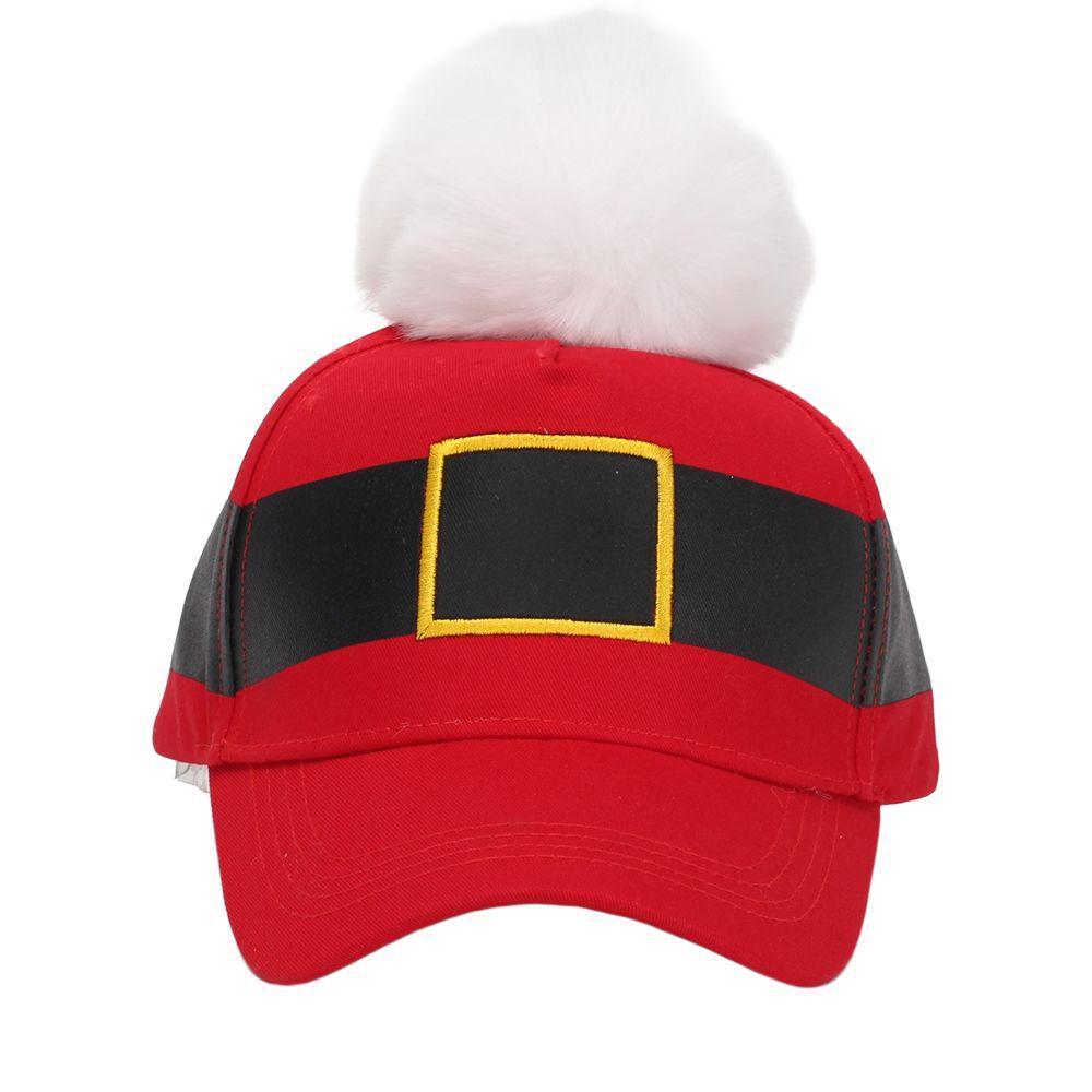 Women's Winter Christmas Pom-Pom Beanie and Versatile Outdoor Baseball Cap