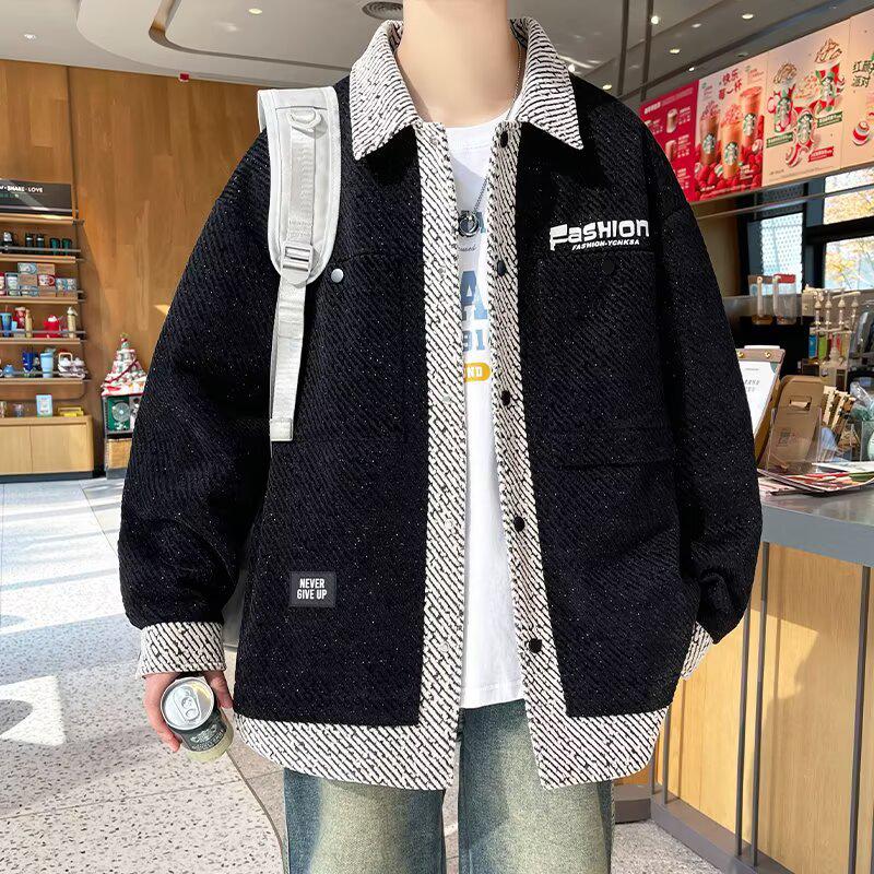 2026 Men's High-End Loose Casual Jacket - Shirt Style for Spring and Autumn